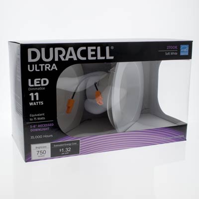 Duracell LED Dimmable 11 Watts 5-6" Recessed Downlight