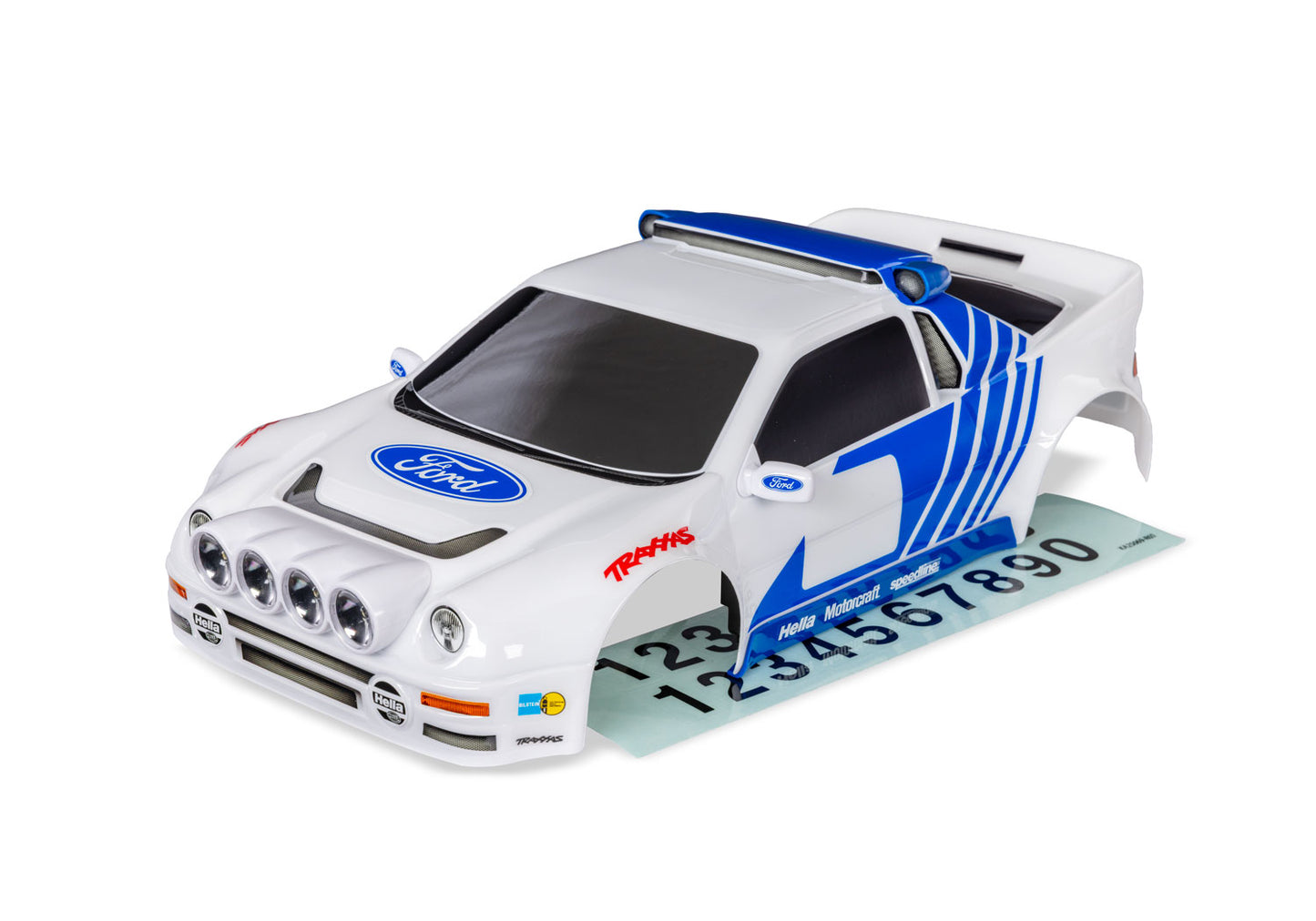 Mini Rally VXL Ford RS200 White Body