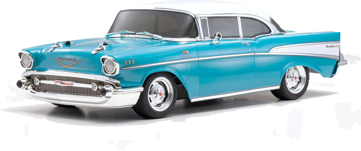 EP Fazer Mk2 FZ02L 1957 Chevy Bel Air Coupe ReadySet (Turquoise) w/Syncro KT-231P+ Radio