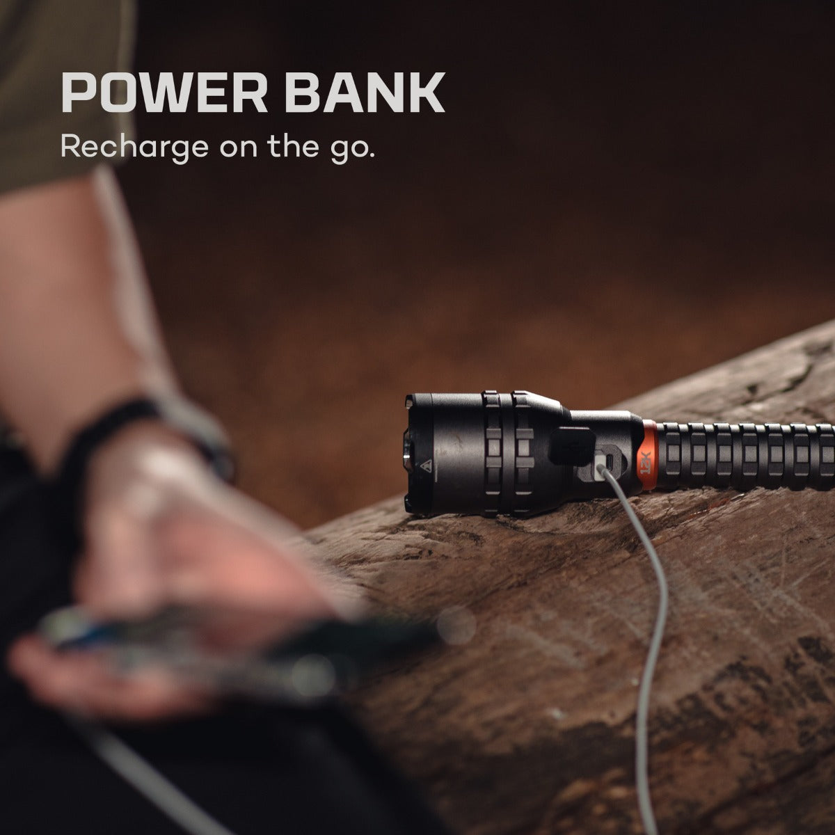 6,000 Lumen LED Flashlight and Power