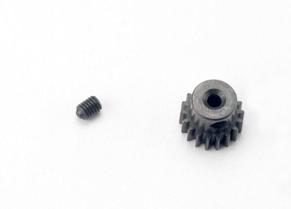 Gear, 18-T pinion (48-pitch, 2.3mm shaft)/ set screw