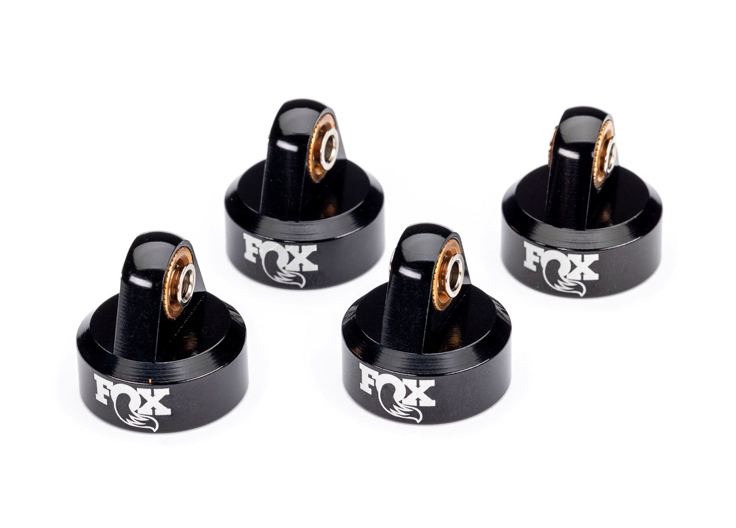 MINI MAXX/XRT & UDR Fox Aluminum GTR Shock Caps (4)