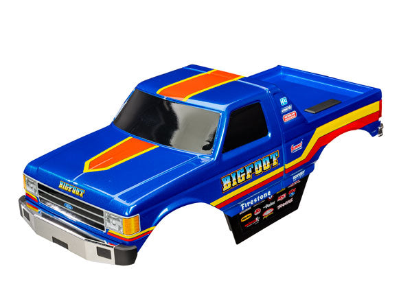 Body, Bigfoot® No. 8, Officially Licensed replica, complete (painted, decals applied) (assembled with body support for clipless mounting)