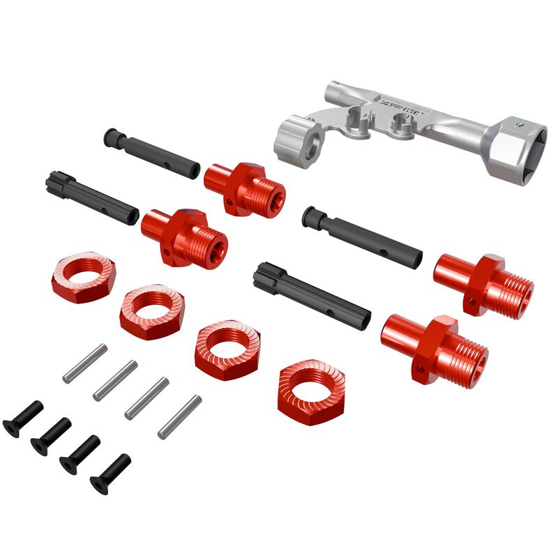 17mm Wheel Hex Conversion for Threaded Axles (+10mm Offset) In Stock 17mm Wheel Hex Conversion for Threaded Axles (+10mm Offset)