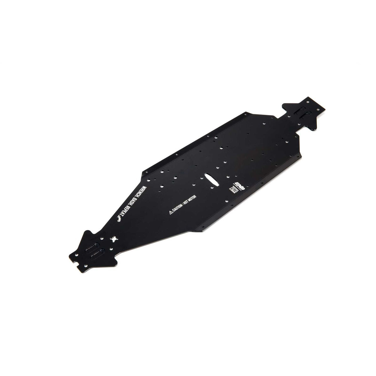 Aluminum Chassis CNC 7075 T6 LWB, Black: EXB Kraton 6S