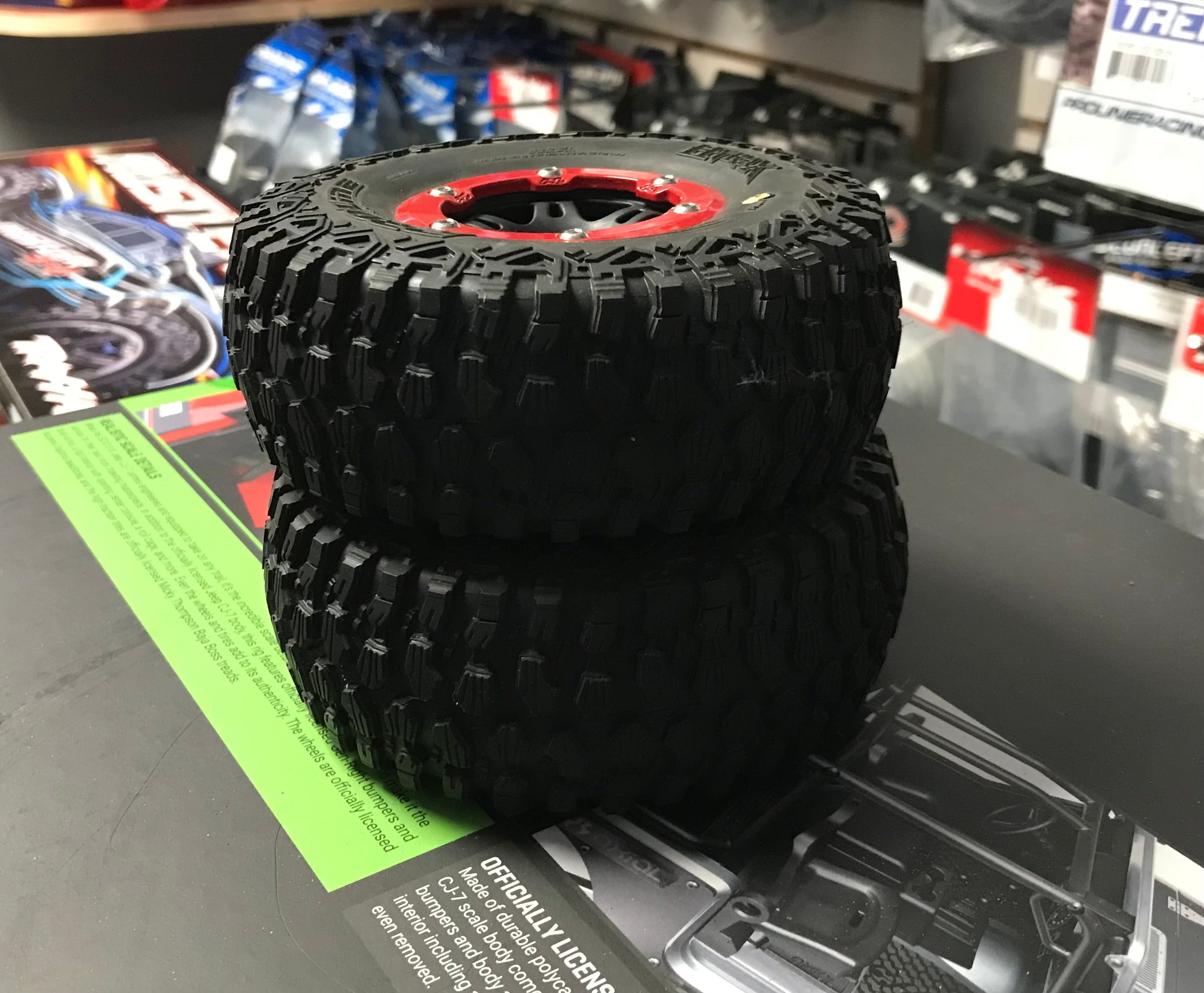 Proline Hyrax open bag tires