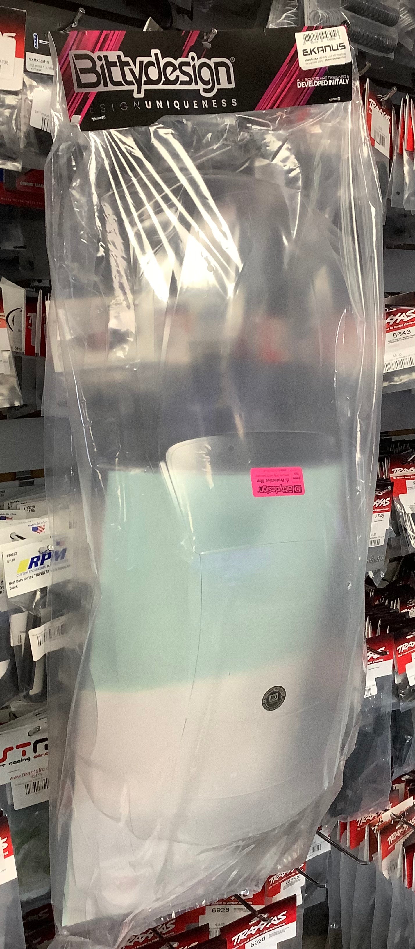 Bittydesign EKANUS 1/10 No Prep Street/Outlaw Drag Racing Body (Clear)