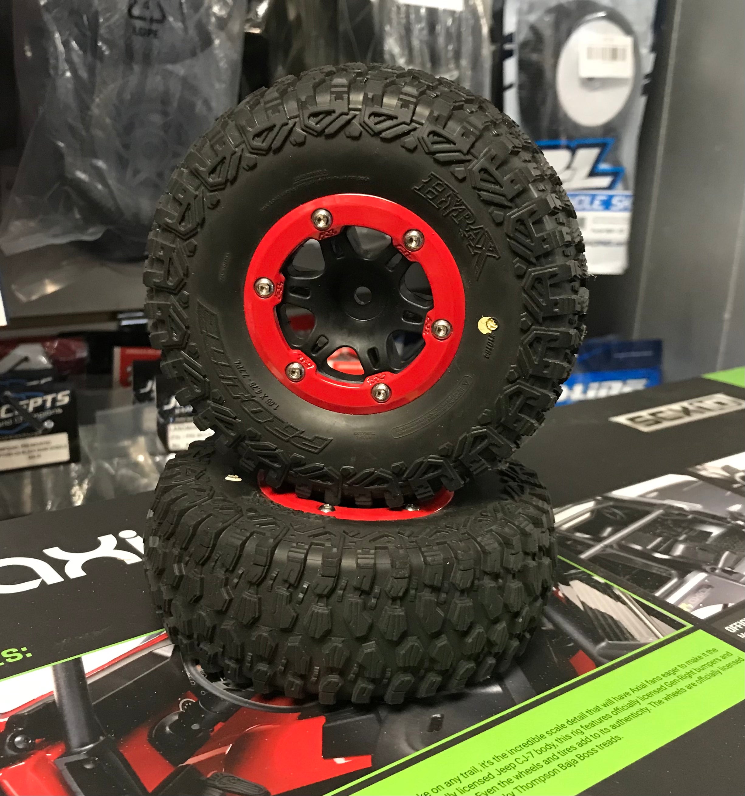 Proline Hyrax open bag tires