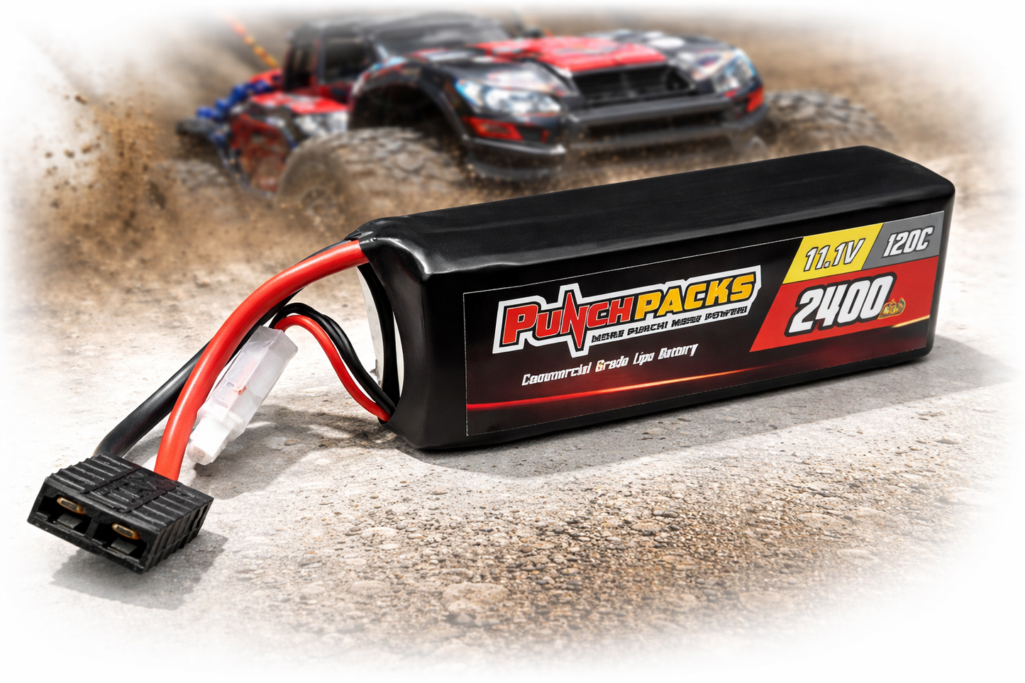PunchPacks 2400 Mah 11.1v - 100C - Traxxas Connector