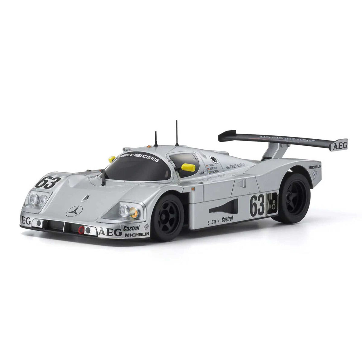1/28 1988 Sauber-Mercedes Gruppe-C-Rennsportwagen C9 MINI-Z RWD RTR, Silver