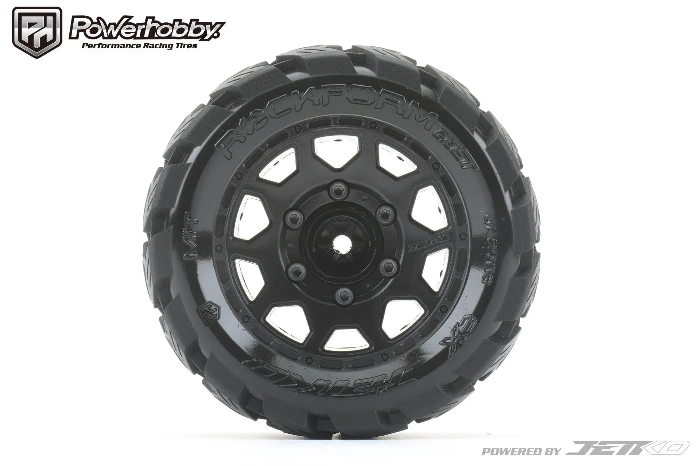 1/10 2.8 ST RockForm Belted Tires (2) with Removable Hex Wheels