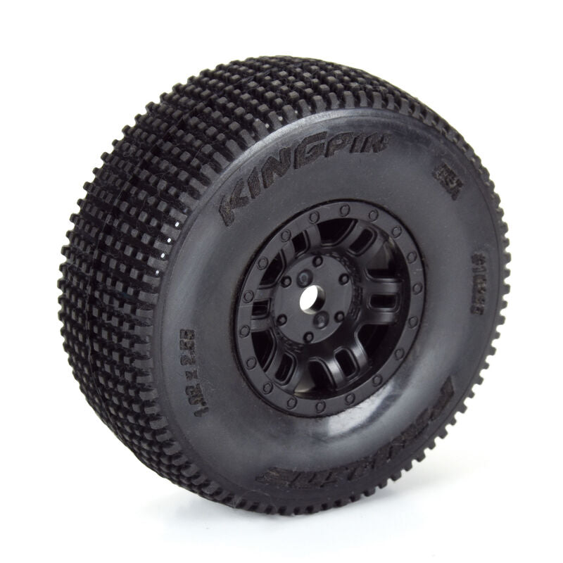 1/16 King Pin Front/Rear Tires MTD 12mm Black Split Six (4): MOJAVE GROM