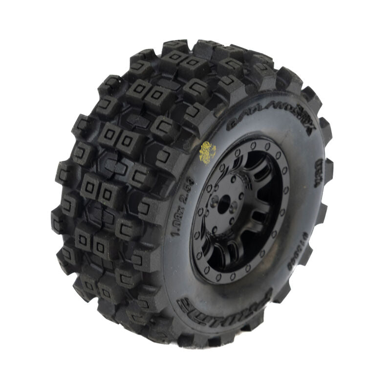1/16 Badlands MX Front/Rear Tires MTD 12mm Black Split Six (4): MOJAVE GROM