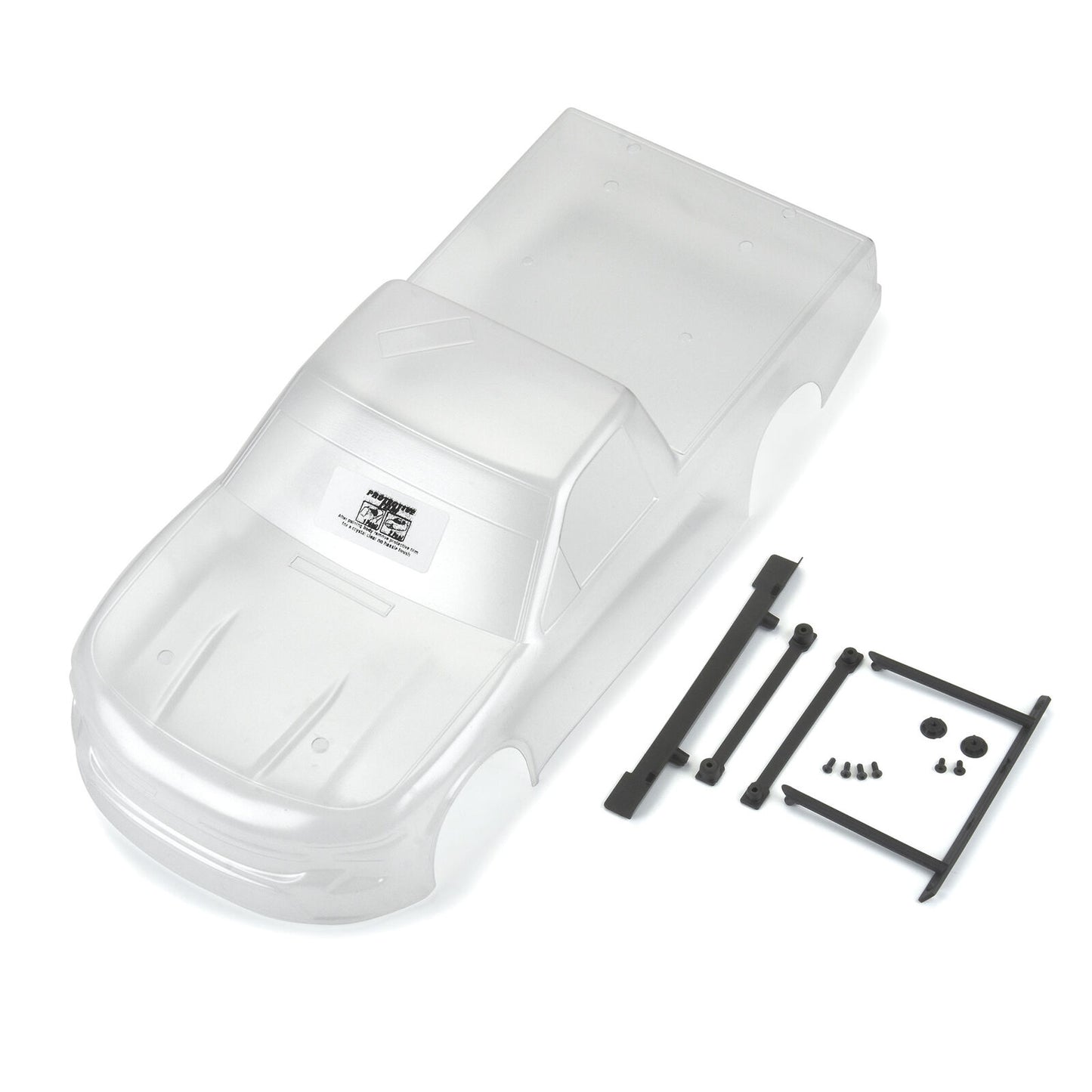 1/12 Pre-Cut 2024 Chevy Silverado Truck Clear Body: Losi NASCAR