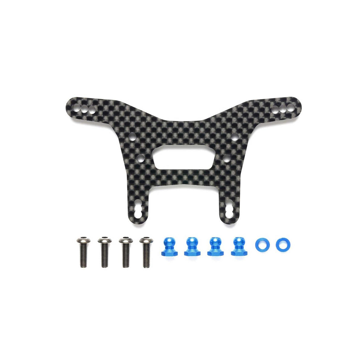 Tamiya XV-02 Carbon Damper Stay, Front