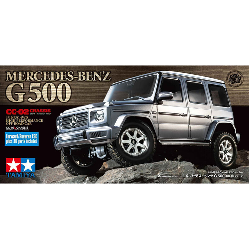 1/10 Mercedes-Benz G 500 CC-02 4x4 Brushed Crawler Kit