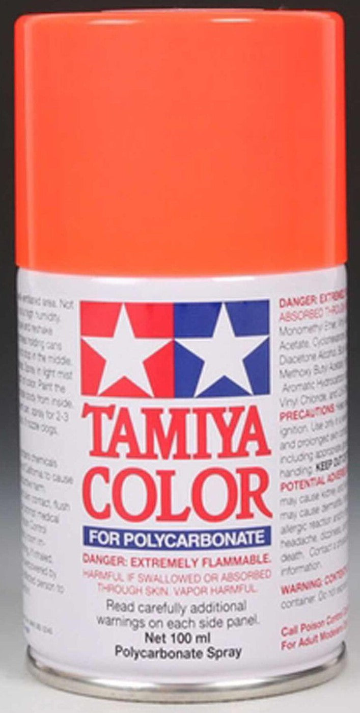 Tamiya PS-20 Fluorescent Red Lexan Spray Paint (100ml)