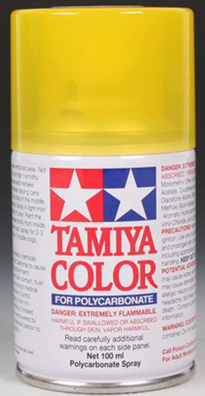 Tamiya PS-42 Translucent Yellow Lexan Spray Paint (100ml)
