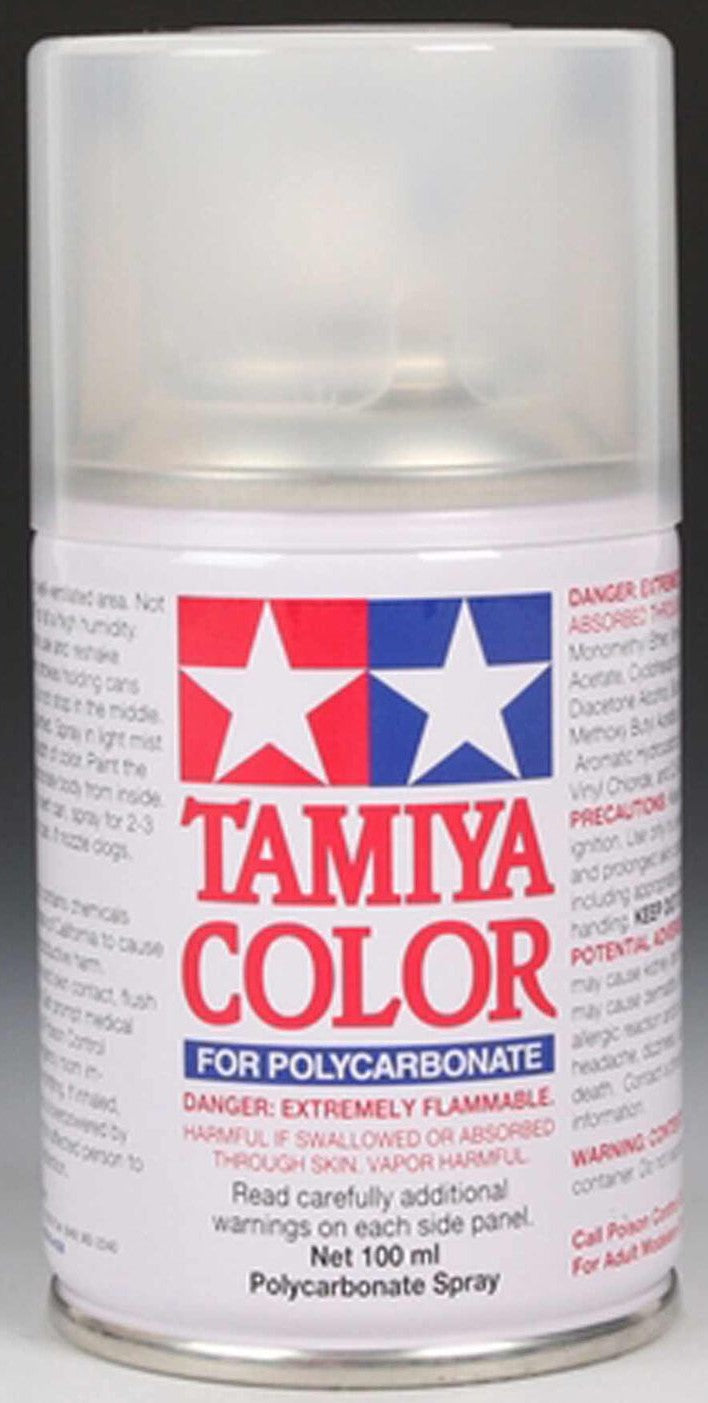 Tamiya PS-55 Polycarbonate Flat Clear Spray Paint (100ml)