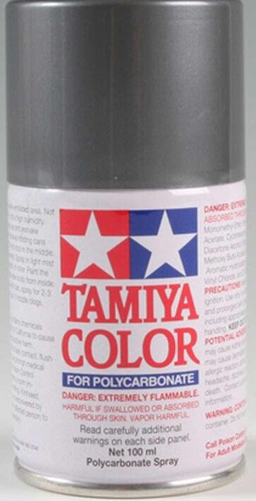 PS-63 Bright Gun Metal Lexan Spray Paint (100ml)