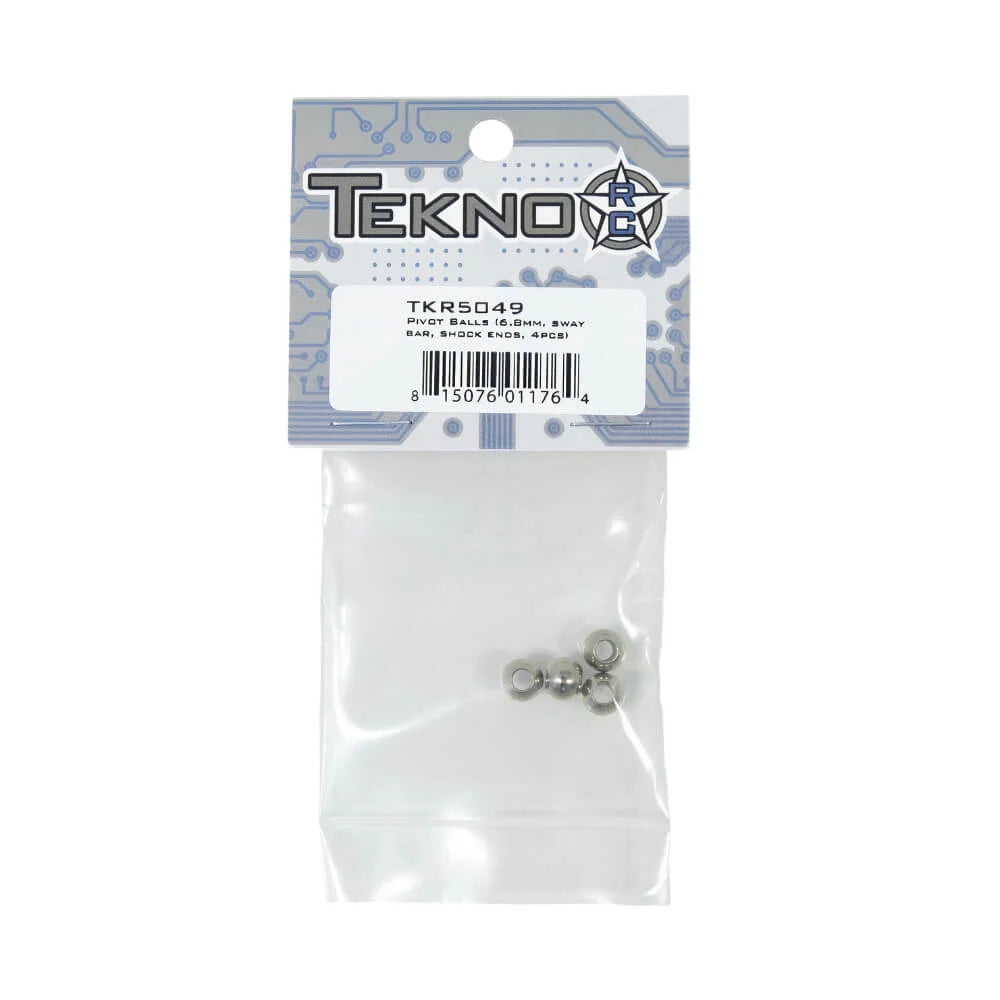 Pivot Balls (6.8mm, no flange, sway bars, shock ends, 4pcs)