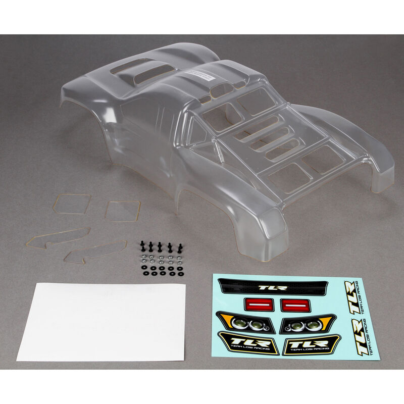 Losi 1/10 Hi Performance Precut Clear Body: 22SCT/2.0/SCTE