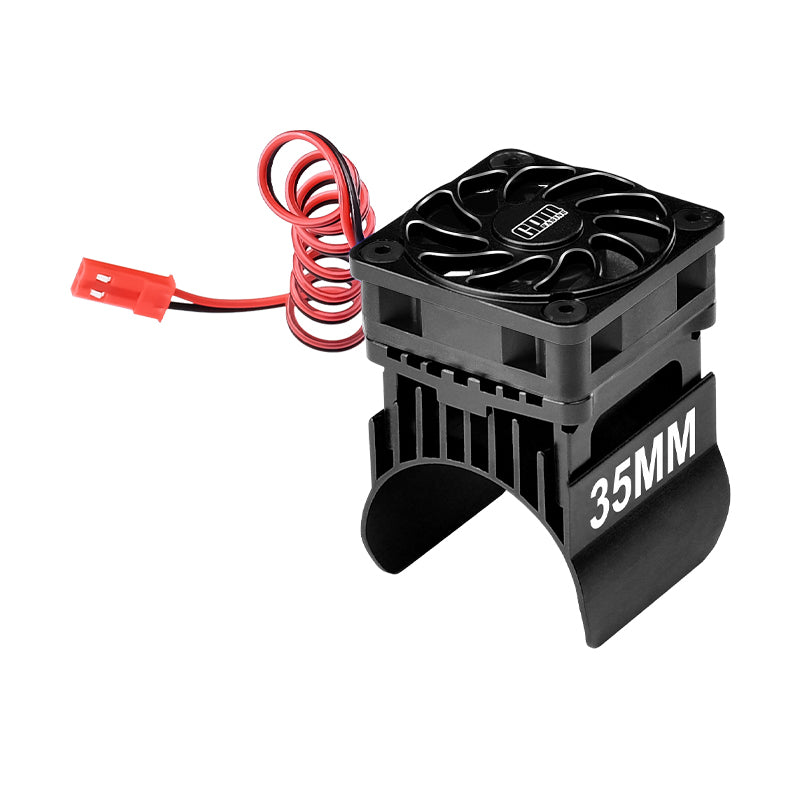 6061-T6 ALLOY COOLING FAN WITH 35MM MOTOR HEATSINK FOR TRAXXAS MINI MAXX