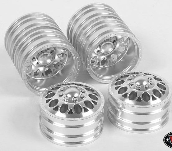 Double Trouble "3" Aluminum Dually 1.9" Wheels