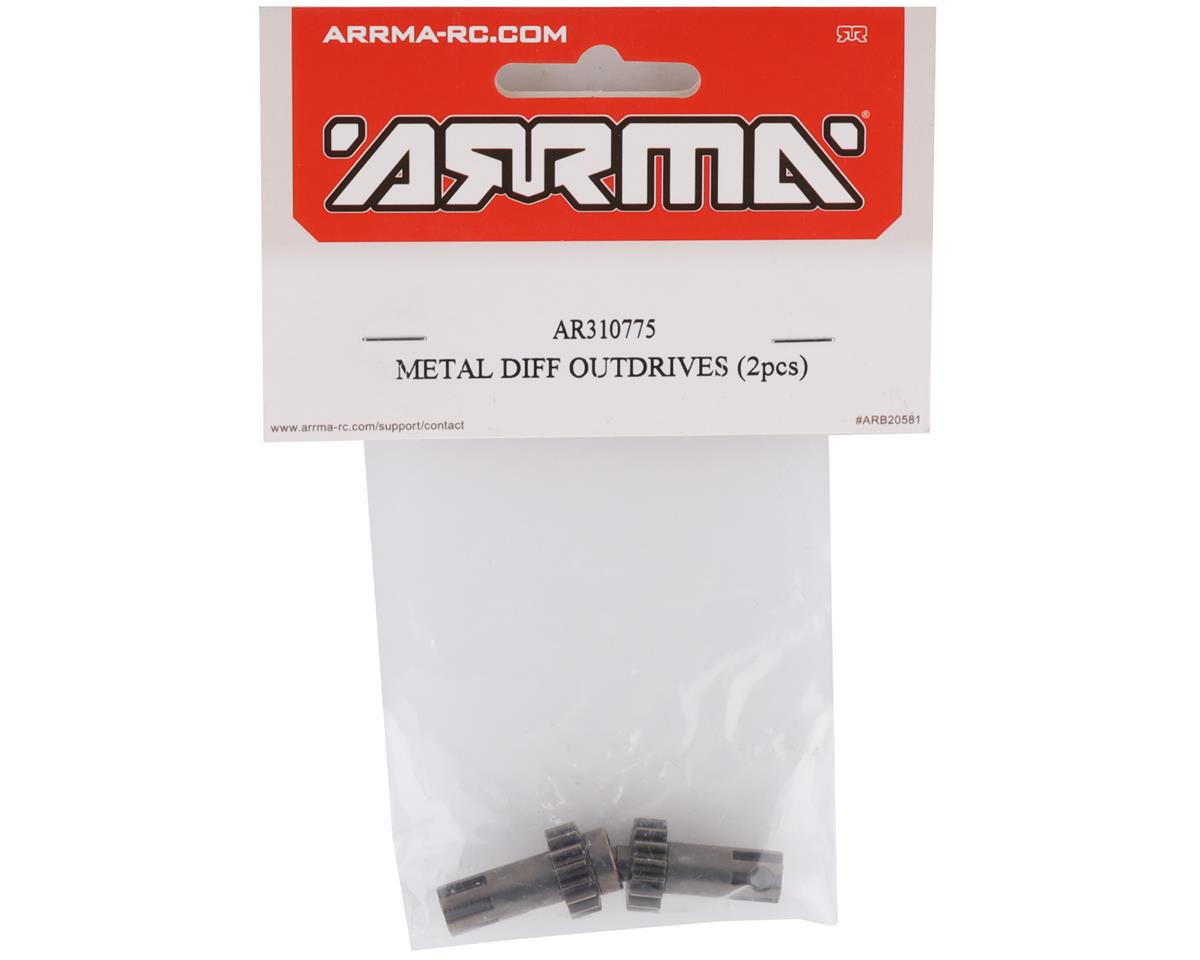 Arrma 4x4 Metal Differential Outdrives (2)Bi/Gr/In/Kr/Ou/Se/Ty/Ve/Vor