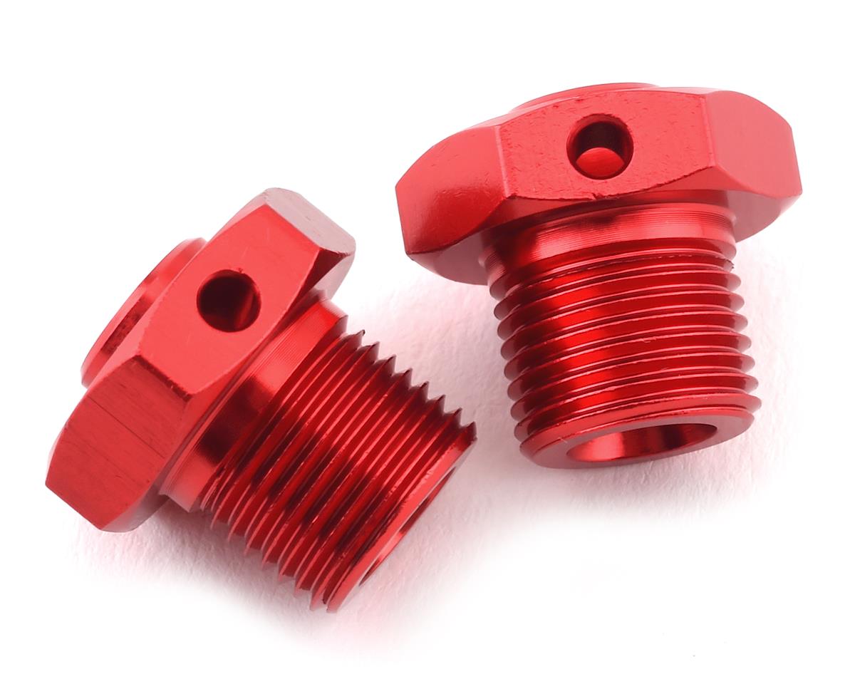 17mm Aluminum Wheel Hex (Red) (2)