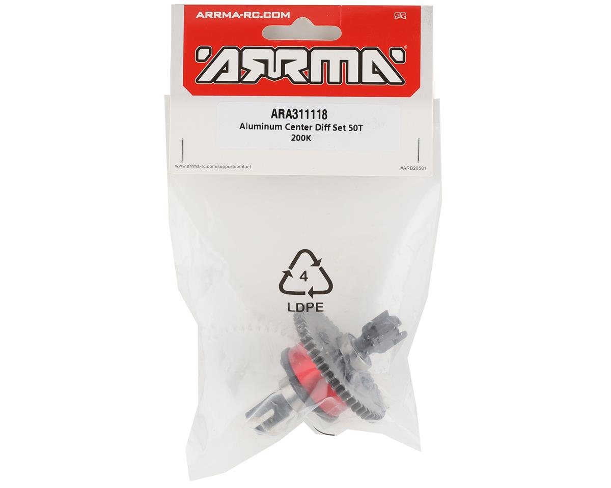 Arrma Fireteam 6S BLX Aluminum Center Differential Set (50T)