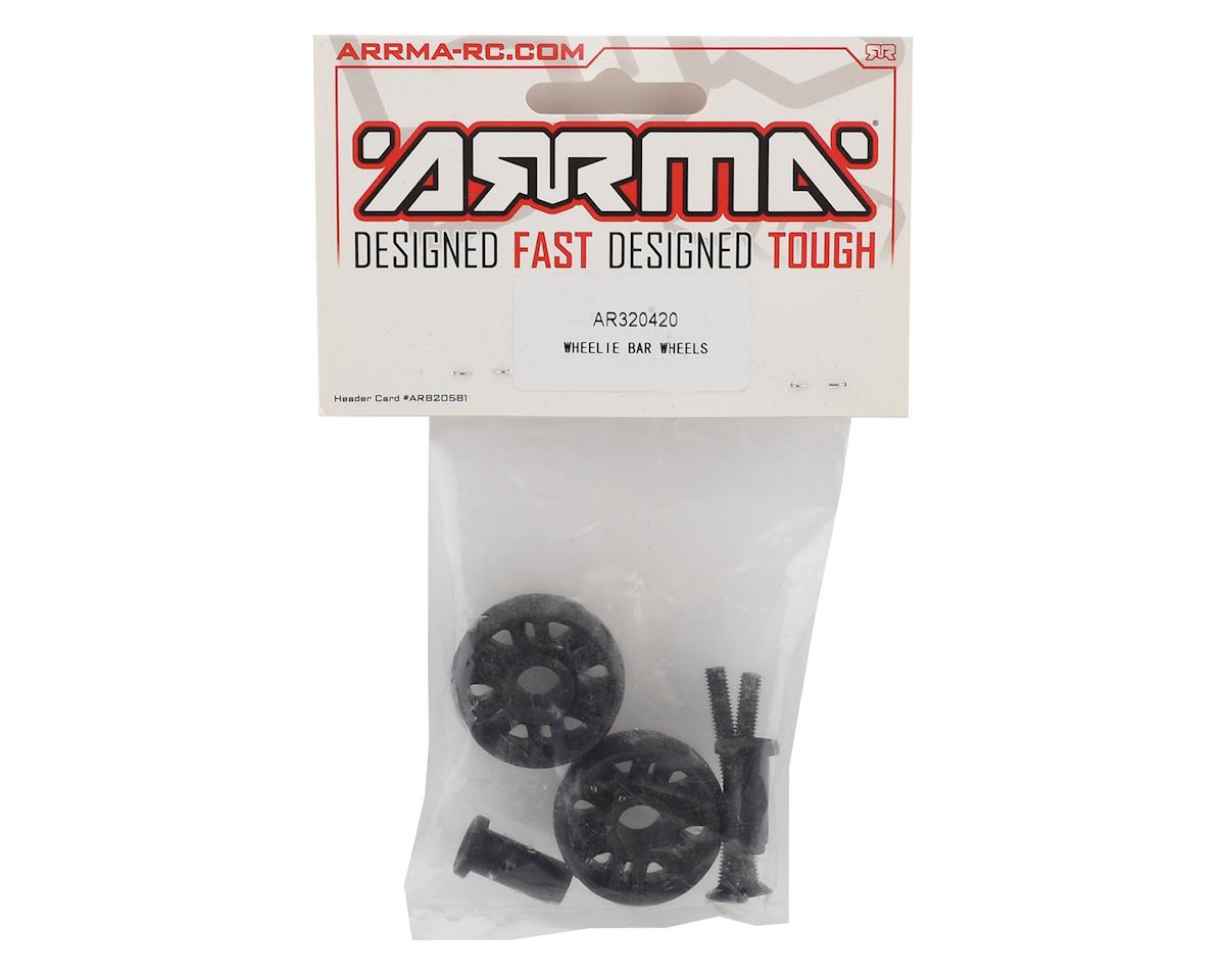 Arrma 4x4 Wheelie Bar Wheel Set