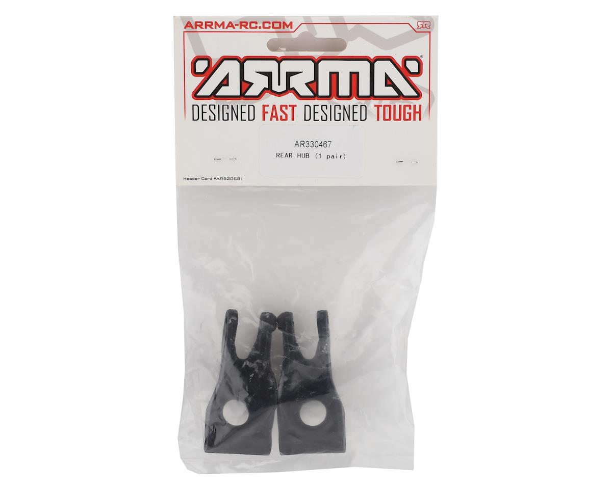 Arrma 4x4 Rear Hub Set (2) 3S Vor,Big,Gran,Sen,Typ, Rear H