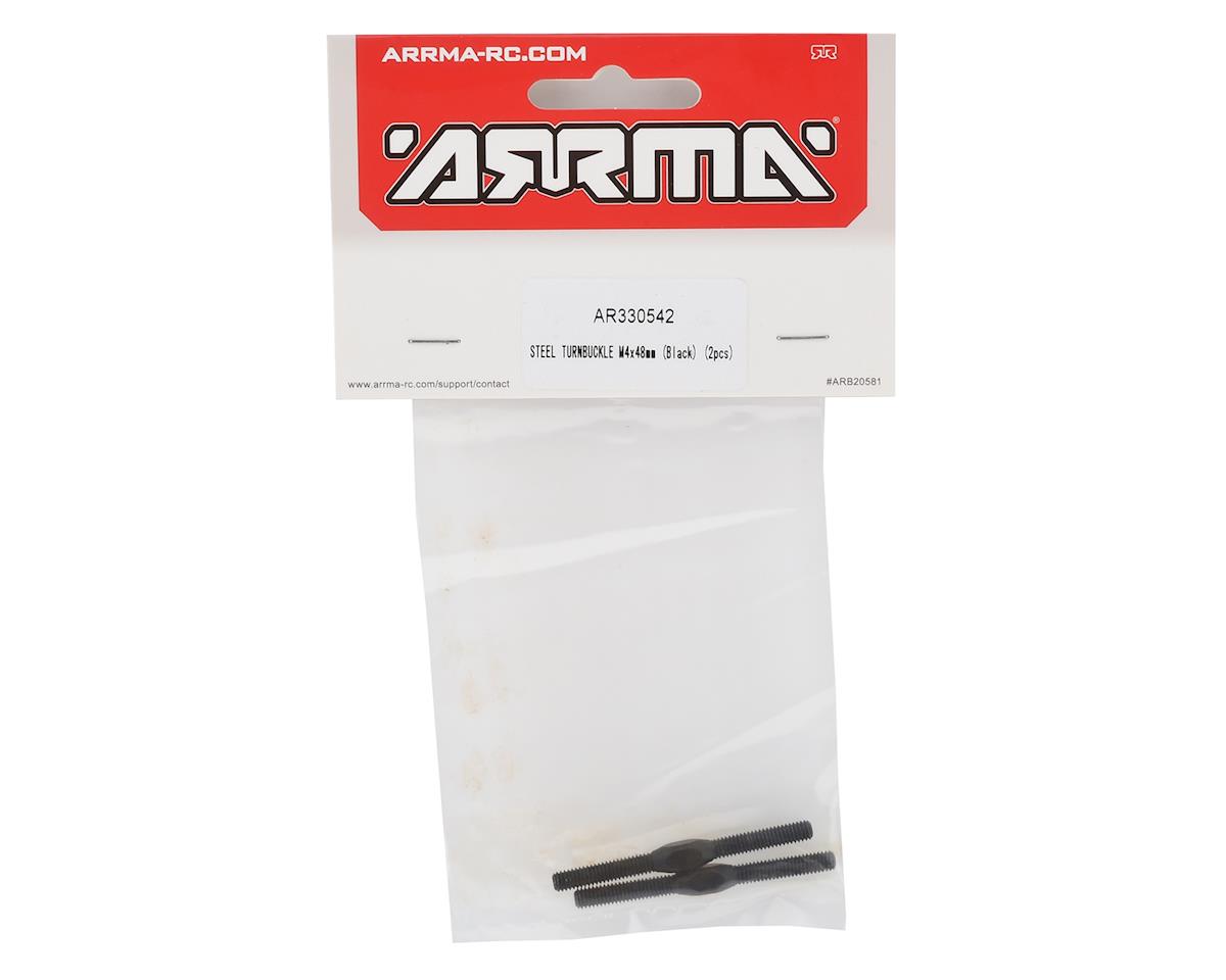 Arrma 4x48mm Steel Turnbuckle (2) 3S BigR, Typ Steel Turn.