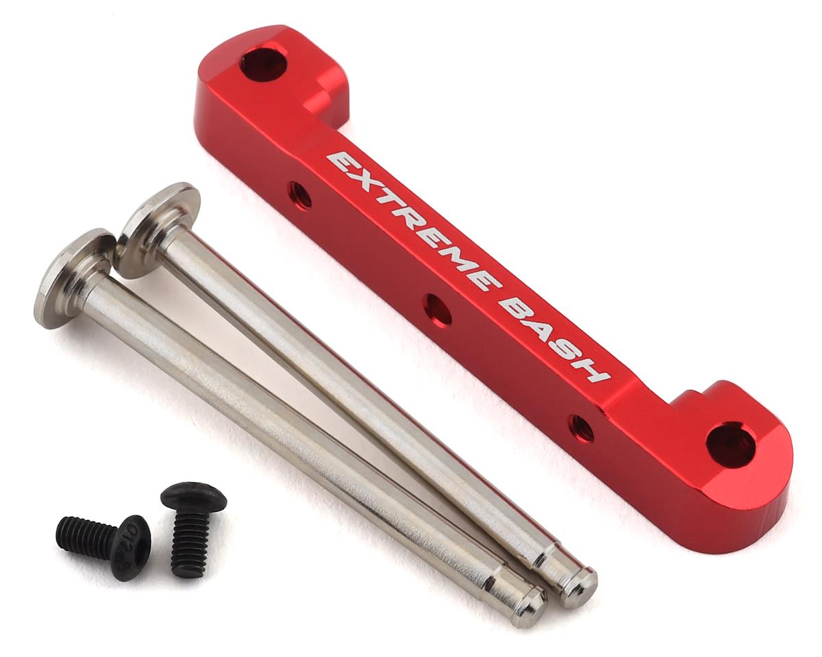 Arrma EXB Aluminum Front Upper Suspension Mount (Red)