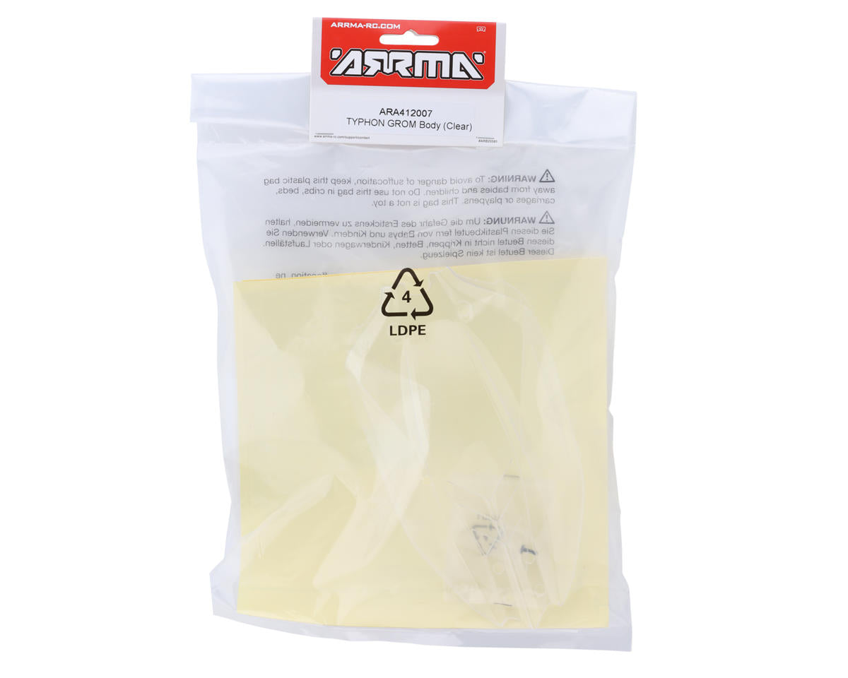 Typhon Grom Pre-Cut Body (Clear)