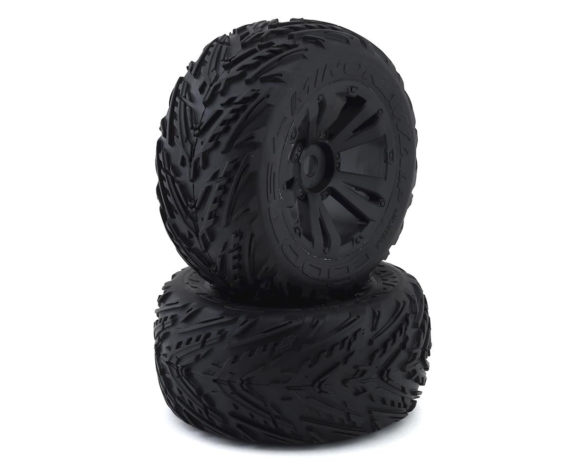 Arrma 4S BLX Minokawa LP Pre-Mounted 3.8" Monster Truck Tire (2) (Black)