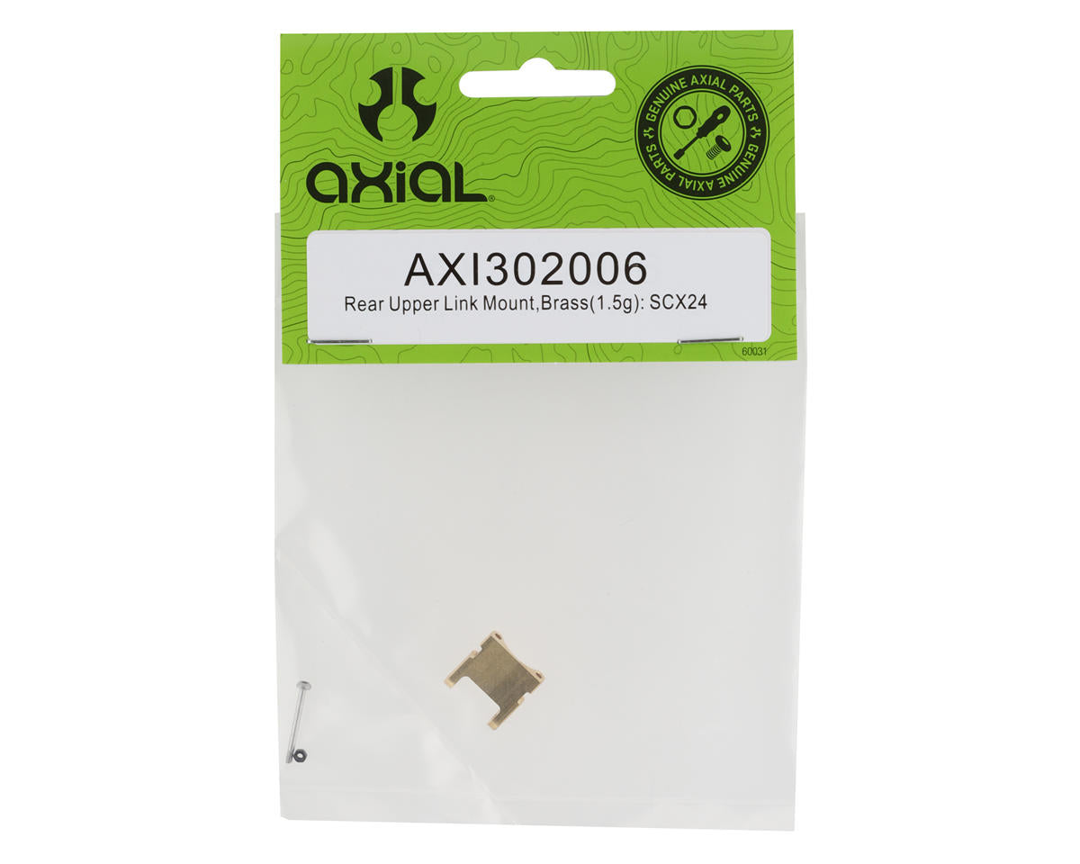 Axial SCX24/AX24 Brass Rear Upper Link Mount (1.5g)