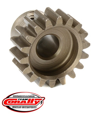 32 Pitch Pinion - Short - Hardened Steel - 18 Tooth - Shaft Dia. 5mm