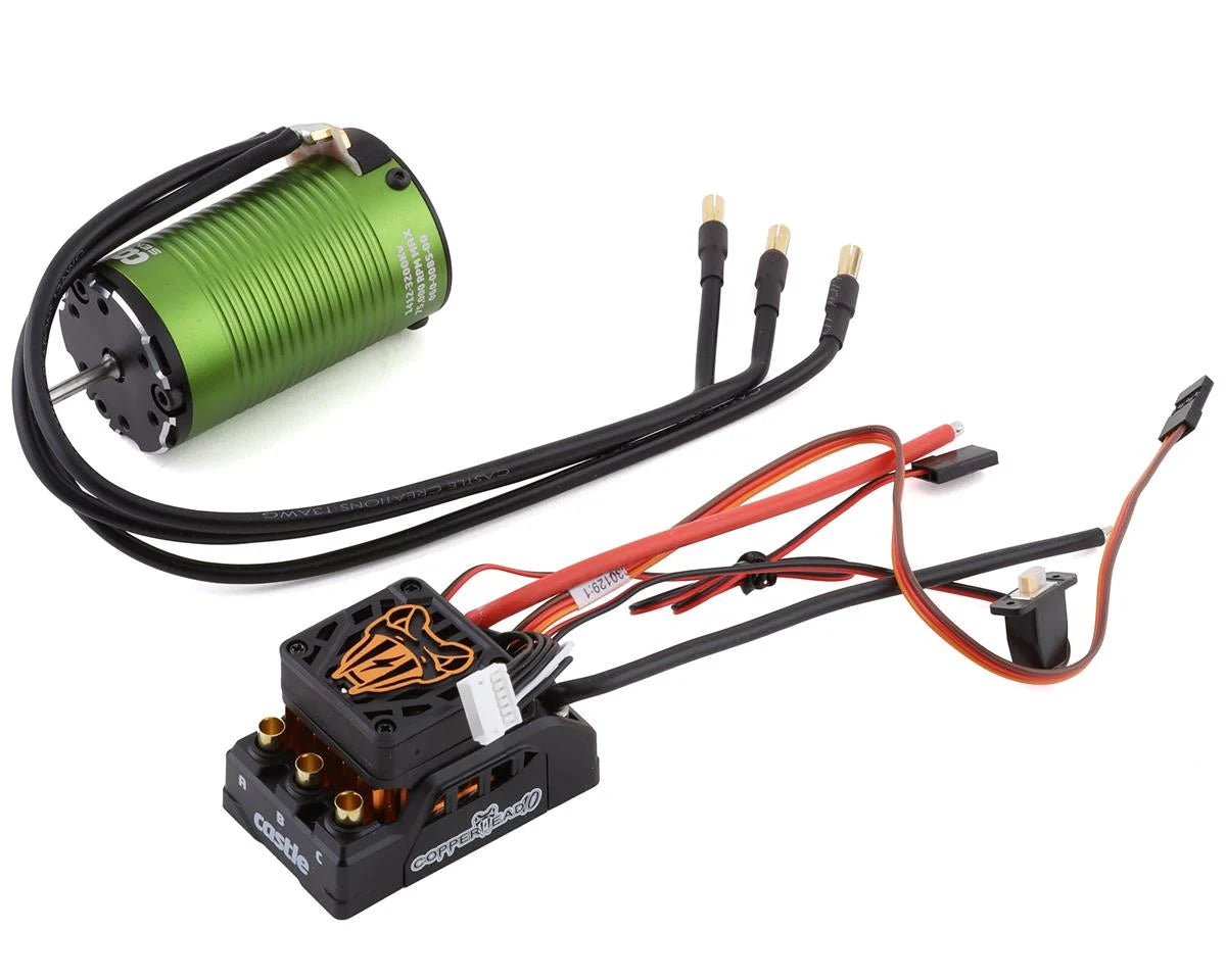 Copperhead 10 Waterproof 1/10 Sensored Combo w/1412 (3200Kv) (SCT Edition)