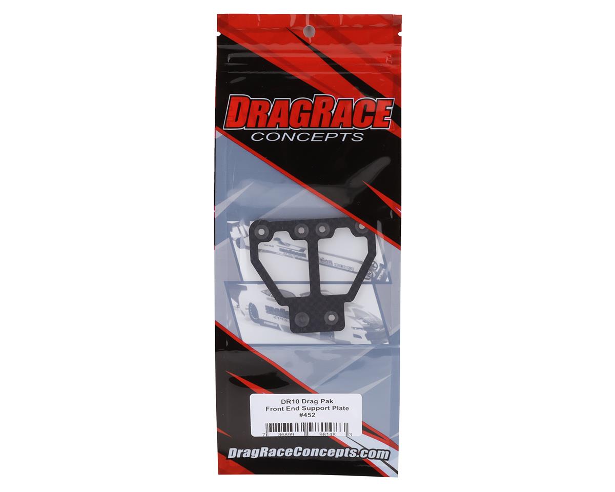 DR10/B6 Drag Pak 3.0mm Carbon Fiber Front End Support Plate