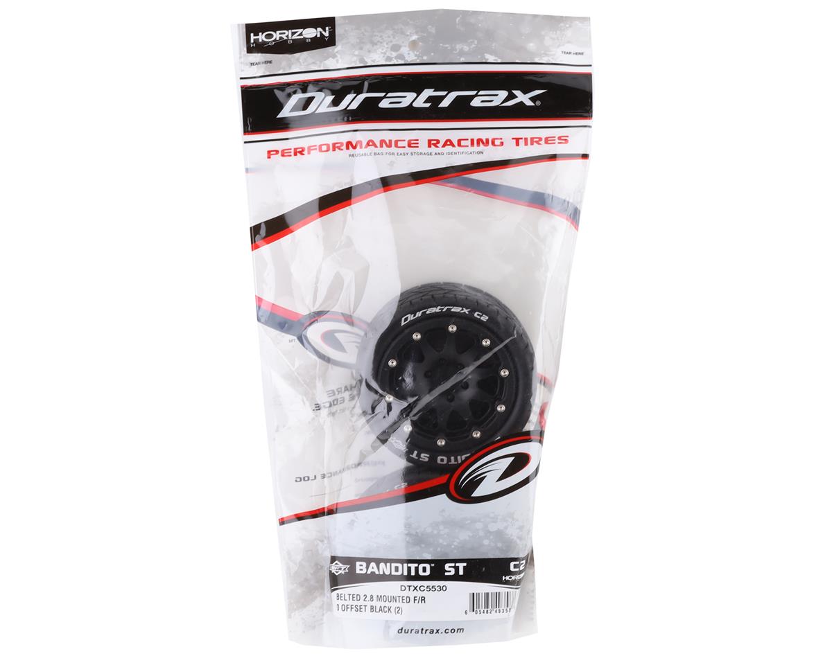 Bandito ST Belted 2.8" Mounted Tires (Black) (2) w/12mm Hex