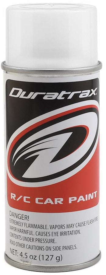 DuraTrax Polycarb Bright White Spray Paint (4.5oz)