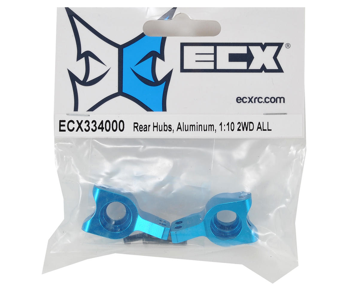 ECX Aluminum Rear Hub Set (Blue)