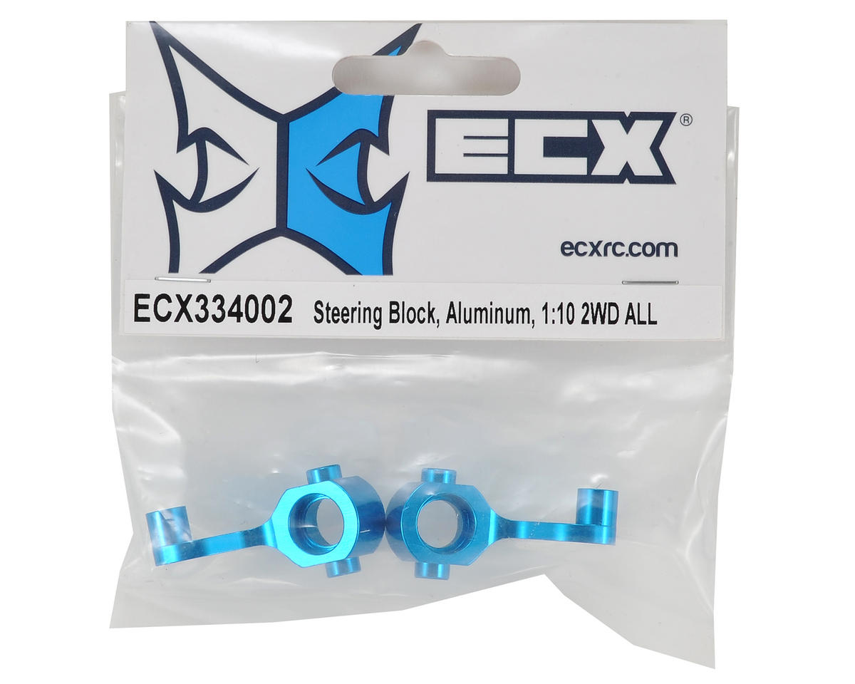 ECX Aluminum Steering Block Set (Blue)