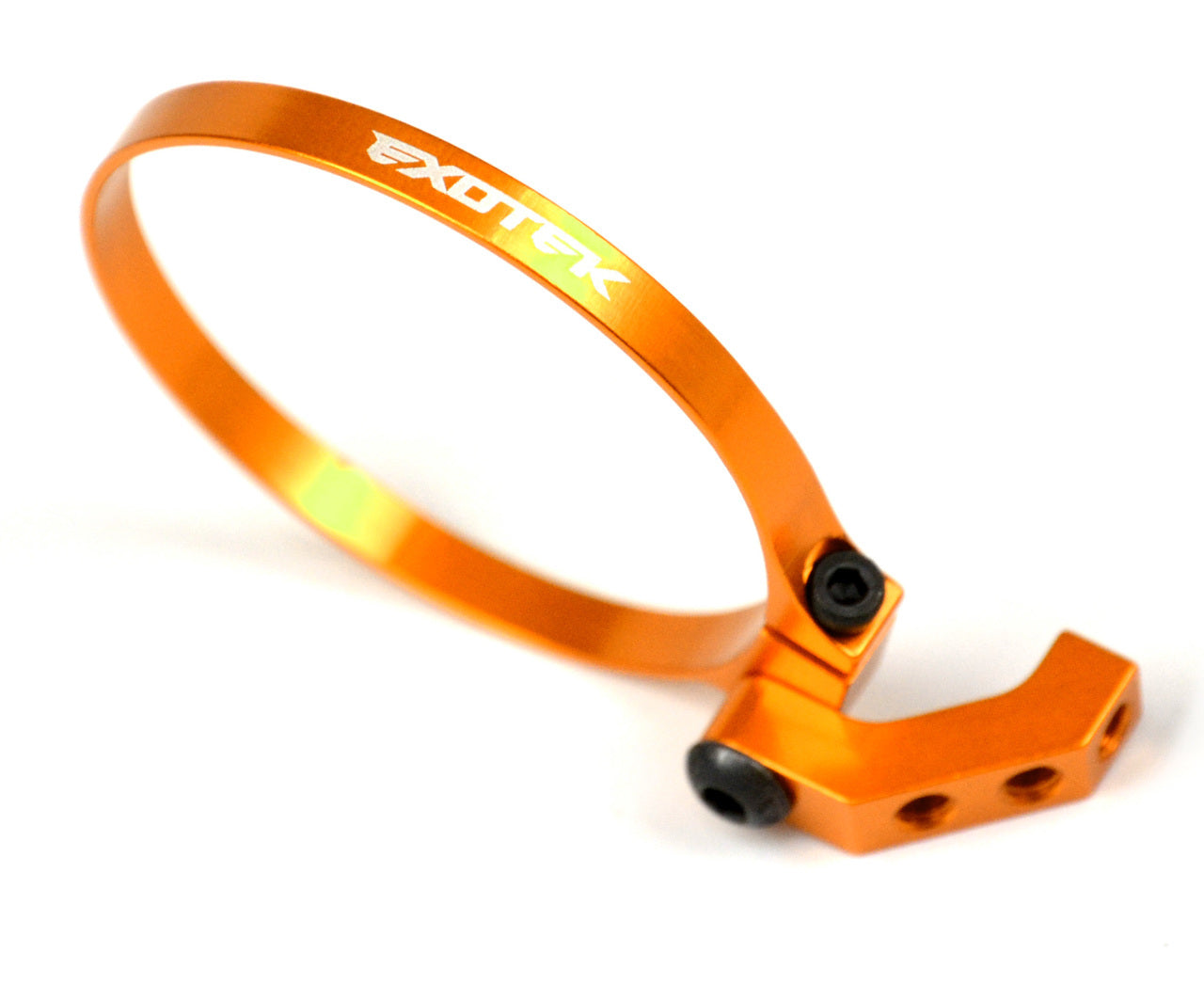Exo Fan Mount-Clamp On Set, Angled for 1/10 Buggies, Trucks, and Sedans (Orange)