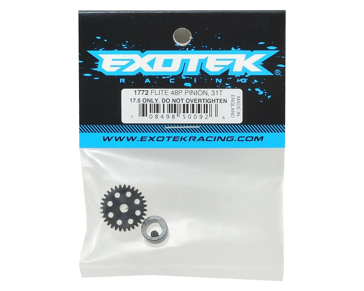 48P POM Pinion Gear w/Alloy Collar (3.17mm Bore) (31T)
