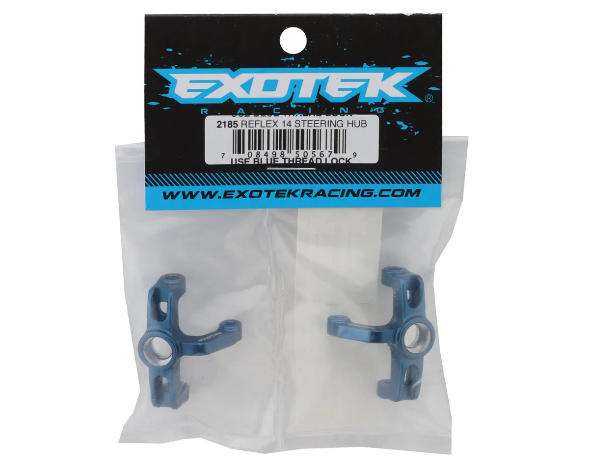 Reflex 14 Aluminum HD Steering Hub Set (Blue)