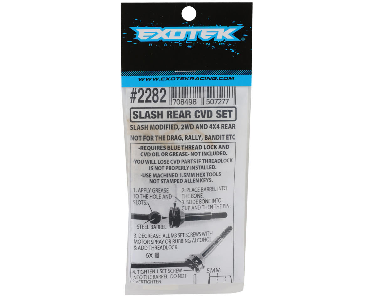 76mm Rear V3 HD Steel CVD Set for Traxxas® Slash®