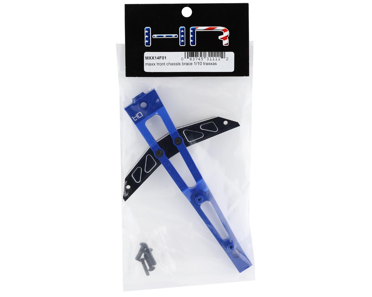 Maxx Aluminum Front Chassis Brace (Blue)